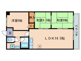 エミナ－ル南草津の物件間取画像